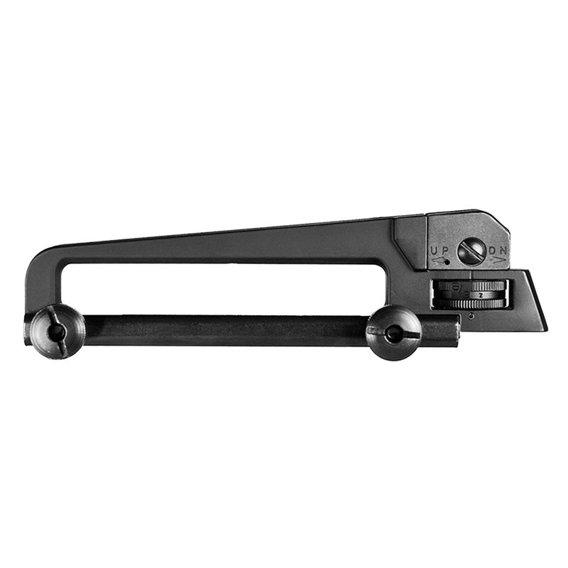Metal Carry Handle Detachable W/ Dual Apertures Rear Sight+picatinny Weaver Rail 