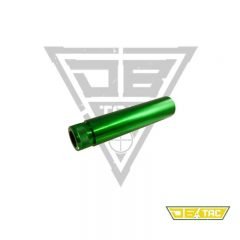 DB TAC 5/8''x24 TPI Thread 6 Inch Solid Tube Faux Can Slip Over Barrel Muzzle Brake For .308/.338/300BLK Green Color