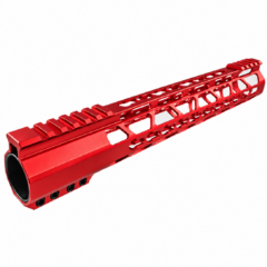 DB TAC 12.5 inch Key-Mod Super Slim Free Float Handguard with Picatinny Rail for .223/5.56 – Red