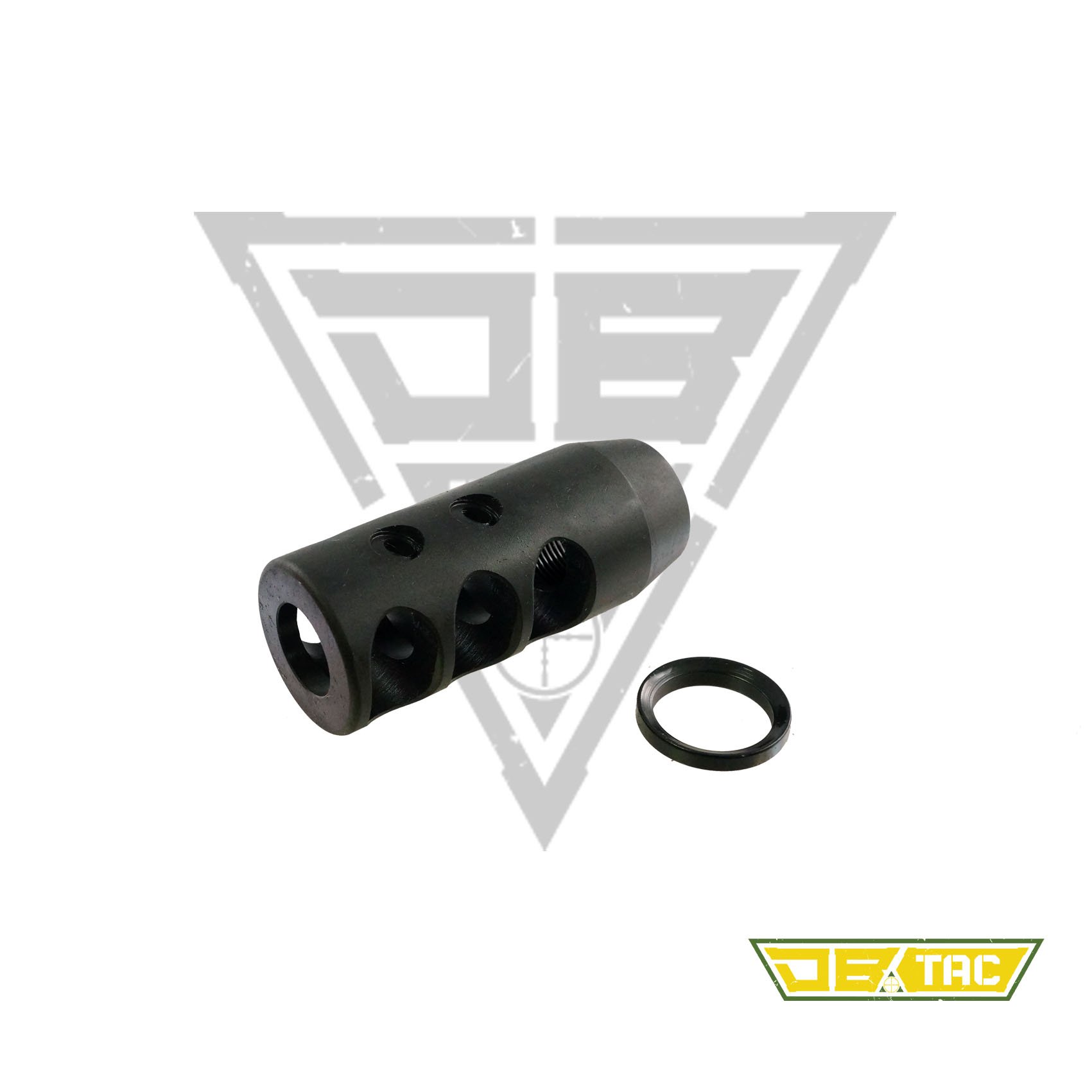 308 Competition Muzzle Brake 5/8"x24 TPI Thread With Crush Washer 