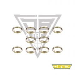 DB TAC 10 Pcs 5/8'' TPI Thread Stainless Steel Crush Washer For Muzzle Brake