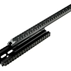 DB TAC Saiga 12 / Panzer AK-12 12 Gauge Quad Rail Handguard with Removable Top Rail – Aluminum Black