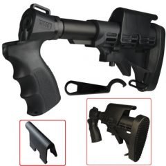 DB TAC Mil Spec High Profile Cheek Rest Support Stock For Mossberg 500 / 535 / 590 / 835 Maverick 88 12 Gauge and 20 Gauge