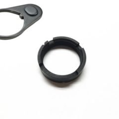 DB TAC AR 2 Piece Castle Latching Receiver Extension Nut Lock With End Plate Industrial Steel