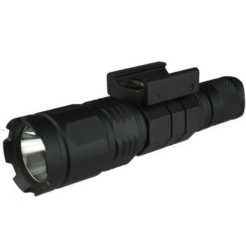 800 Lumen LED Tactical Flashlight Super Bright With Weaver Picatinny Mount 