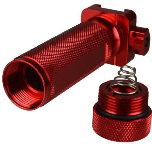 DB TAC 3.5 Inch Red Anodized Aluminum Vertical Foregrip Forward Fore ...