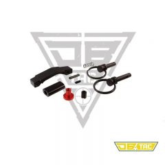 DB TAC .223/5.56 Front and Rear Take Down Pin Mag Lock Trigger Guard 5 Piece Set Combo