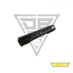DB TAC Key-Mod 16.5 Inch Extra Long Super Slim Free Float .223/5.56 Picatinny Rail Handguard Steel Nut