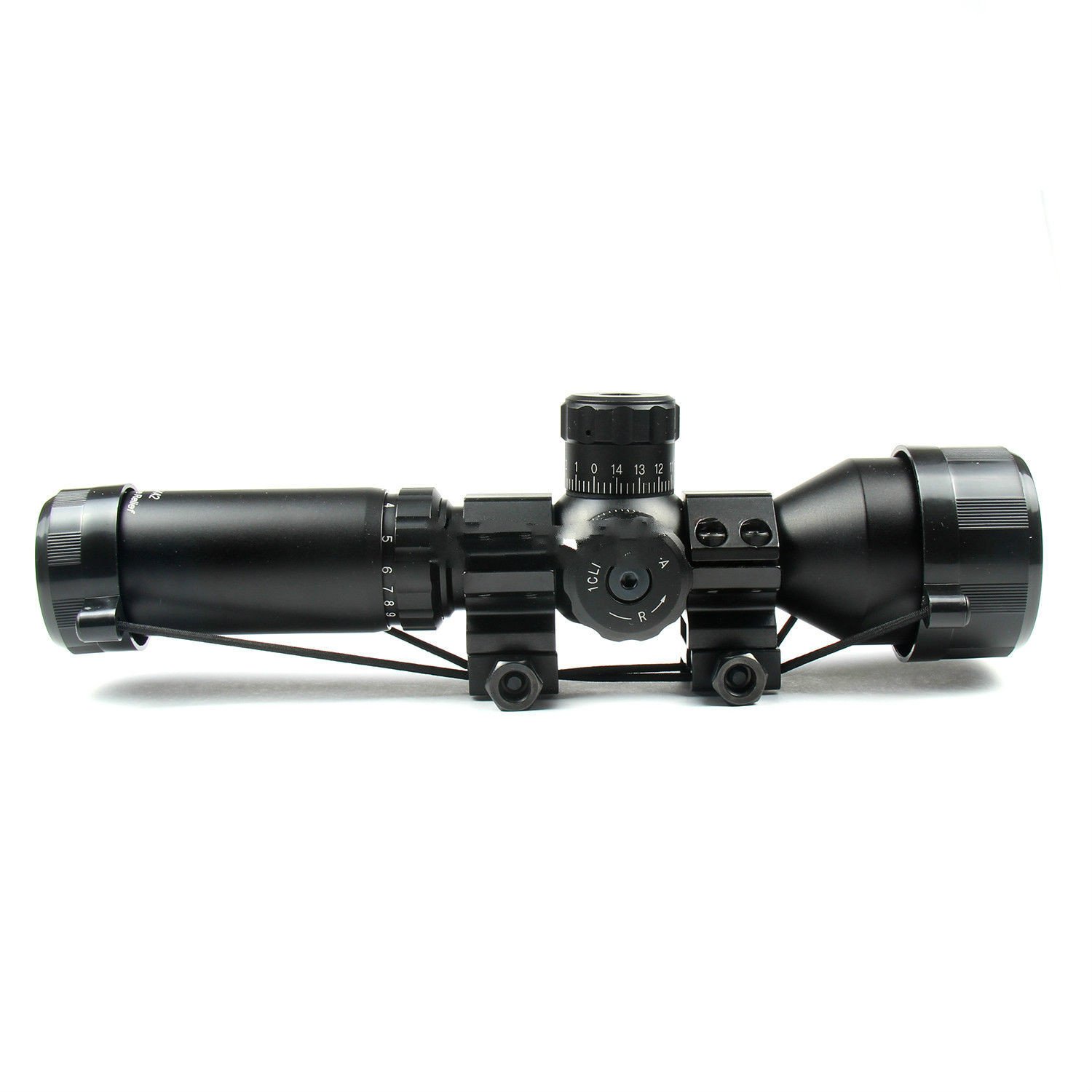 3-9x42 Wide Angle Long Eye Relief Scout Scope With Low Profile Weaver Rings 