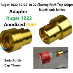 DB TAC Gold Cleaning Patch Trap Adapter for Ruger 10/22 .22LR / .22 – Non-Threaded Barrel