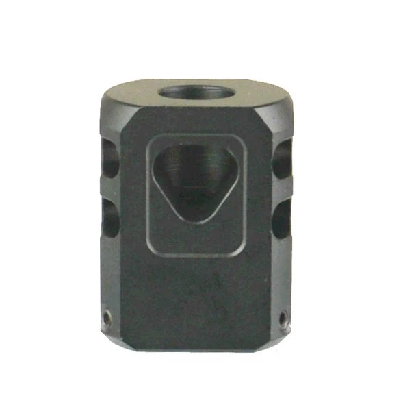DB TAC 9/16x24 TPI Muzzle Brake Compensator Black Anodized Aluminum for .40 / .45 Caliber - Image 3