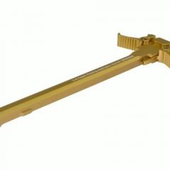 DB TAC Ambidextrous Charging Handle – Gold Anodized Aircraft Aluminum for .308 – Left/Right Hand Compatible