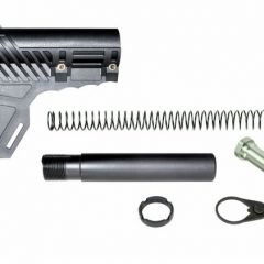 DB TAC PATENTED DESIGN STABILIZING FIN FOR PISTOL, WITH COMPLETE BUFFER KIT