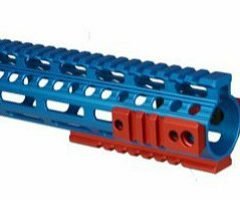 DB TAC 7.2 Inch .223/5.56 Patriot Flag Color M-Lok Carbine Length Free Float Quad Rail Handguard