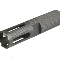 DB TAC 1/2x28 Thread Muzzle Brake Compensator / Sound Forwarder – Steel Phantom Design for .22LR .223 5.56 9mm