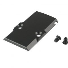 DB TAC Black Aluminum RMR Cut Mounting Plate for GLOCK Slide, Aluminum RMR Cover Plate