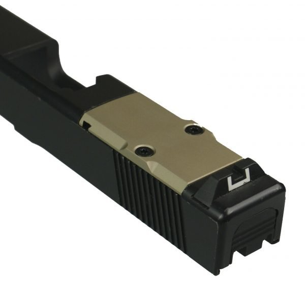 Anodized Aluminum RMR Cut Cover Plate For Glock 17, 19, 26 Slides - By DB Tac