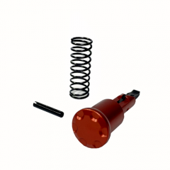 DB TAC Lightweight AR-15 Forward Assist Red Color Aluminum