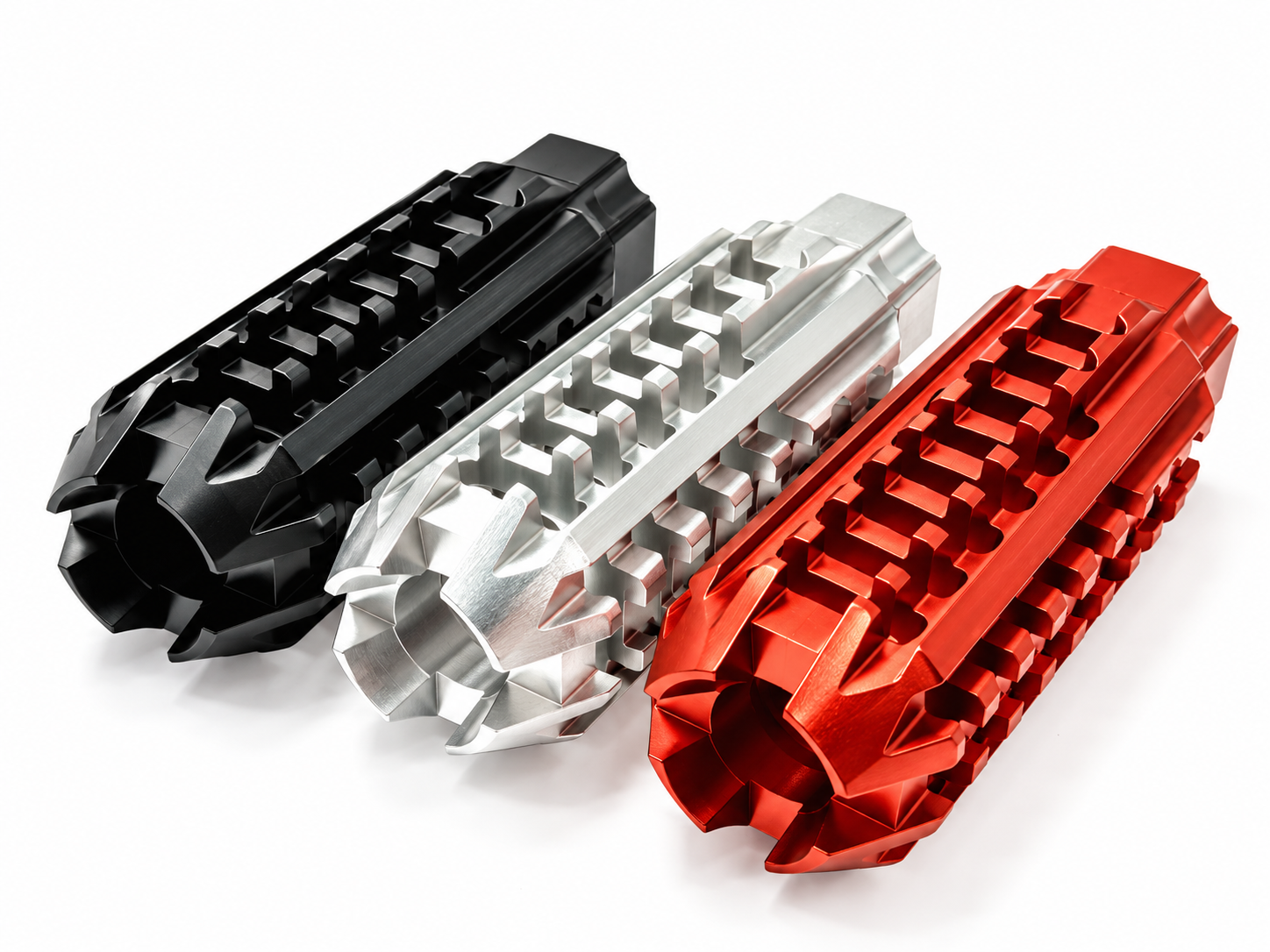 DB TAC Aluminum Skeleton Muzzle Brake Compensator For Ruger PC Carbine 9mm Black Color 1/2x28 Thread Black - Image 7