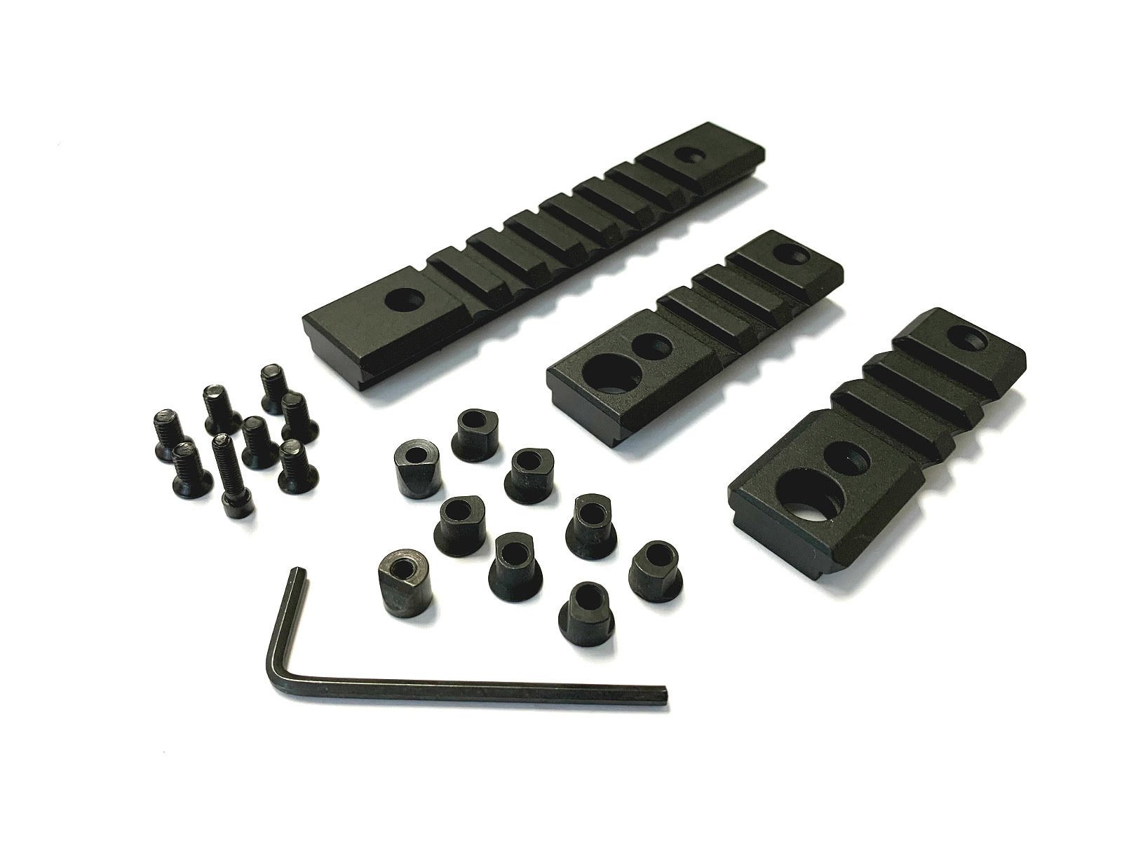 M-LOK Picatinny/Weaver 3 Slot Rail Mount Handguard Section Aluminum Accessories 