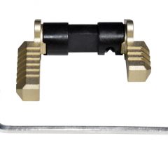 DB TAC .223/5.56/.308 Aluminum and Steel Ambidextrous Safety Selector Switch, Gold Color