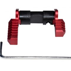 DB TAC .223/5.56/.308 Aluminum and Steel Ambidextrous Safety Selector Switch, Red Color