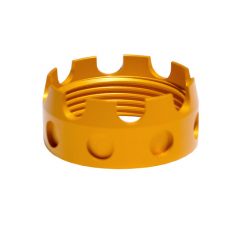 DB TAC Gold Color Aluminum Castle Nut For AR .223/5.56/.308 Buffer Tube Receiver End Plates