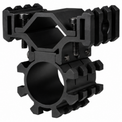 DB TAC 7-Rail 1 inch (25mm) Barrel Picatinny/Weaver Mount for Flashlight Laser Remington 870 Mossberg 500