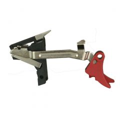 DB TAC Anodized Red Color Aluminum Adjustable Trigger for GLOCK 19 Gen 1-3 Polymer 80