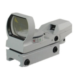DB TAC White Color Holographic Reflex Both Red and Green & 4 Reticals for Picatinny/Weaver