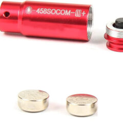 DB TAC .458 SOCOM Cartridge Laser Bore Sighter — Aluminum Body, Batteries Included