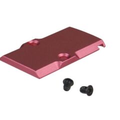 DB TAC Pink Color Aluminum RMR Cut Mounting Plate for GLOCK Slide, Aluminum RMR Cover Plate
