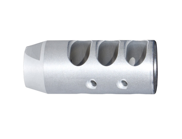 Stainless Steel Muzzle Brake For 6.5 Creedmoor - 5/8-24 TPI Thread With Crush Washer