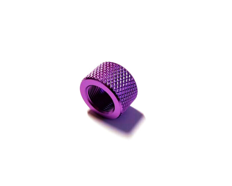 DB TAC 5/8x24 TPI Thread Barrel Thread Protector, Aluminum Purple Color ...