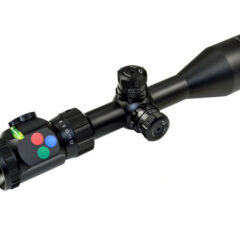 DB TAC Professional 3-12X44 Precision Scope, 3-12, 44mm, Red, Green, Blue illuminated RXR Reticle
