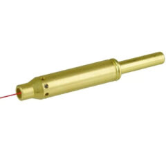DB TAC 5.7x28mm Laser Bore Sight Brass Arbor Red Dot Boresighter, Batteries Included