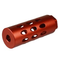 DB TAC Aluminum Red Color Compensator Muzzle Brake 1/2x28 TPI Thread For CMMG 5.7x28