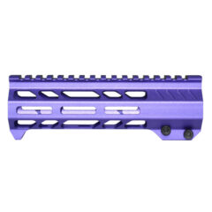 DB TAC Purple Color M-LOK Free Float Handguard for 223/5.56 Uppers, 7 Inch