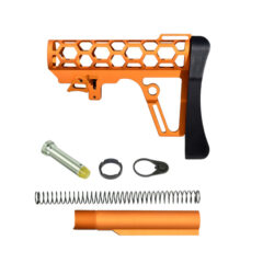 DB TAC Skeletonized Mil-Spec Stock Assembly - Orange Color