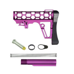 DB TAC Skeletonized Mil-Spec Stock Assembly - Purple Color