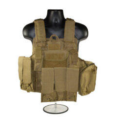 DB TAC 600D Cross Draw Law Enforcement Tactical Vest Tan Color Military Army Combat Hunting Coat Field Training Vest