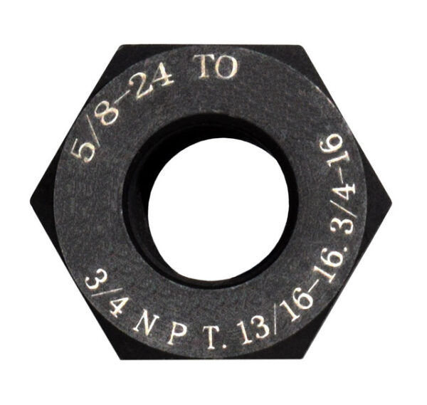 DB TAC 5/8-24 RH Thread Adapter to 3/4 NPT | 13/16x16 | 3/4x16 Multi ...