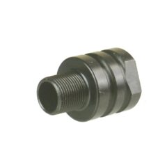 DB TAC 5/8x24 to 1/2x28 Thread Adapter Converter Black Steel
