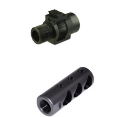 DB TAC All Steel 5/8x24 Thread Adapter For M 1 4 / M 1 A With Muzzle Brake Compensator