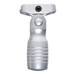 DB TAC Short Style Aluminum M-LOK 5 Position Front Grip Foregrip Silver Color