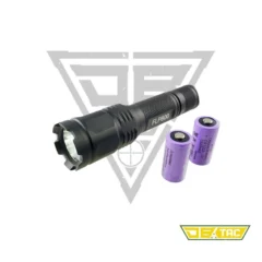 DB TAC 800 Lumen Tactical Super Bright Flashlight With Weaver / Picatinny Mount