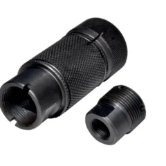 DB TAC 5/8x24 TPI Thread 3 Phrase Krinkov Style Steel Muzzle Brake Compensator For .308 / 7.62