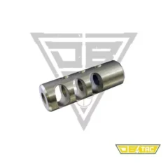 DB TAC Stainless Steel .45 .40 Caliber Long Competition Muzzle Brake .578-28 (37/64x28) TPI Thread Reduce Recoil