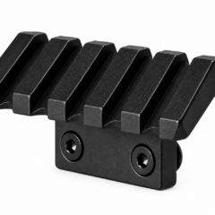 DB TAC 5-Slots 45 Degree Offset Picatinny Weaver Rail Mount for M-LOK – Aluminum