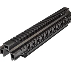 DB TAC FN/FAL 2-Piece Quad Rail Handguard Forend – AR Style Picatinny Rail, Black Aluminum